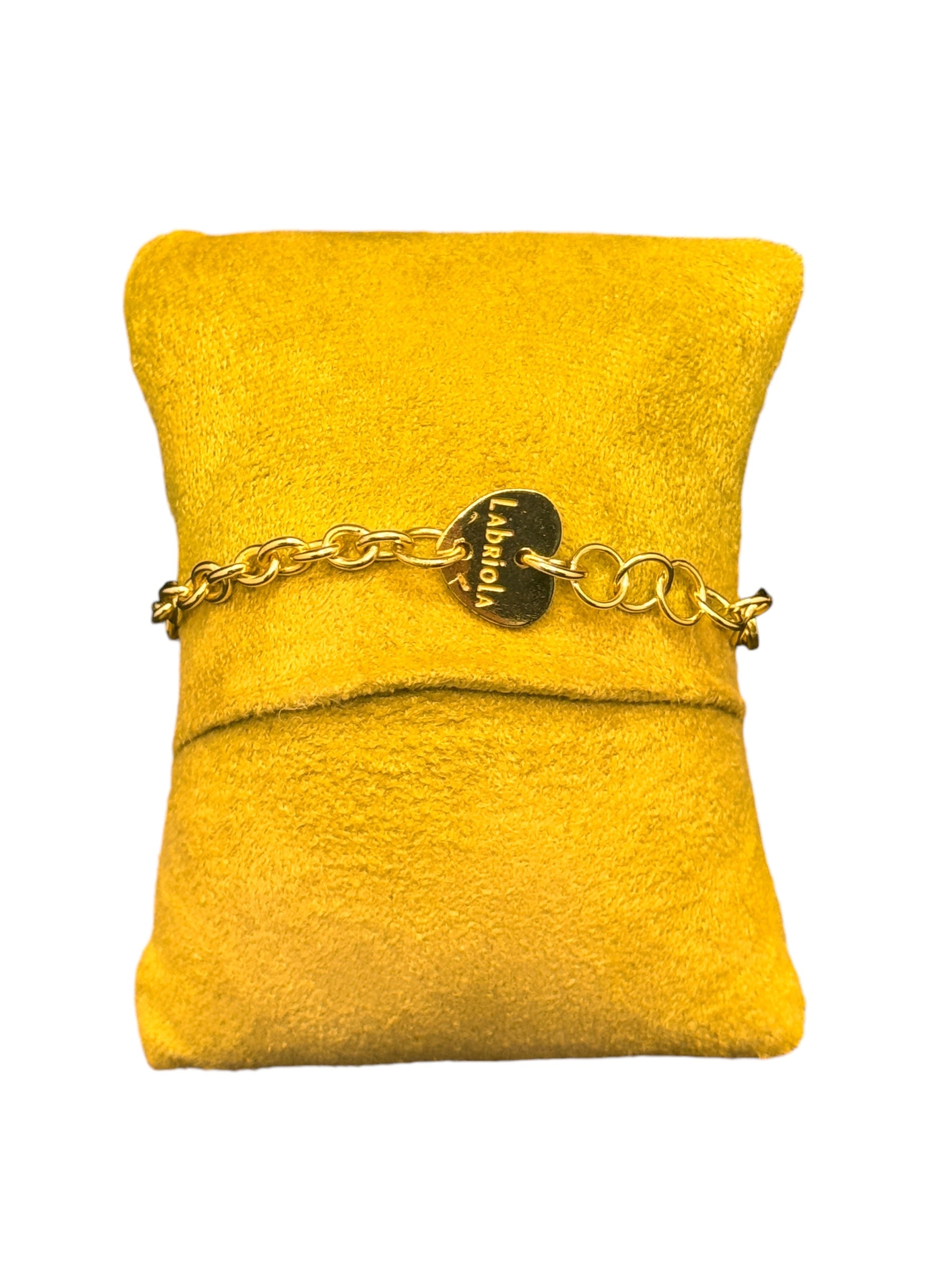 Labriola Armband aus vergoldetem Silber mit LOVE-Anhänger - AG1025/G
