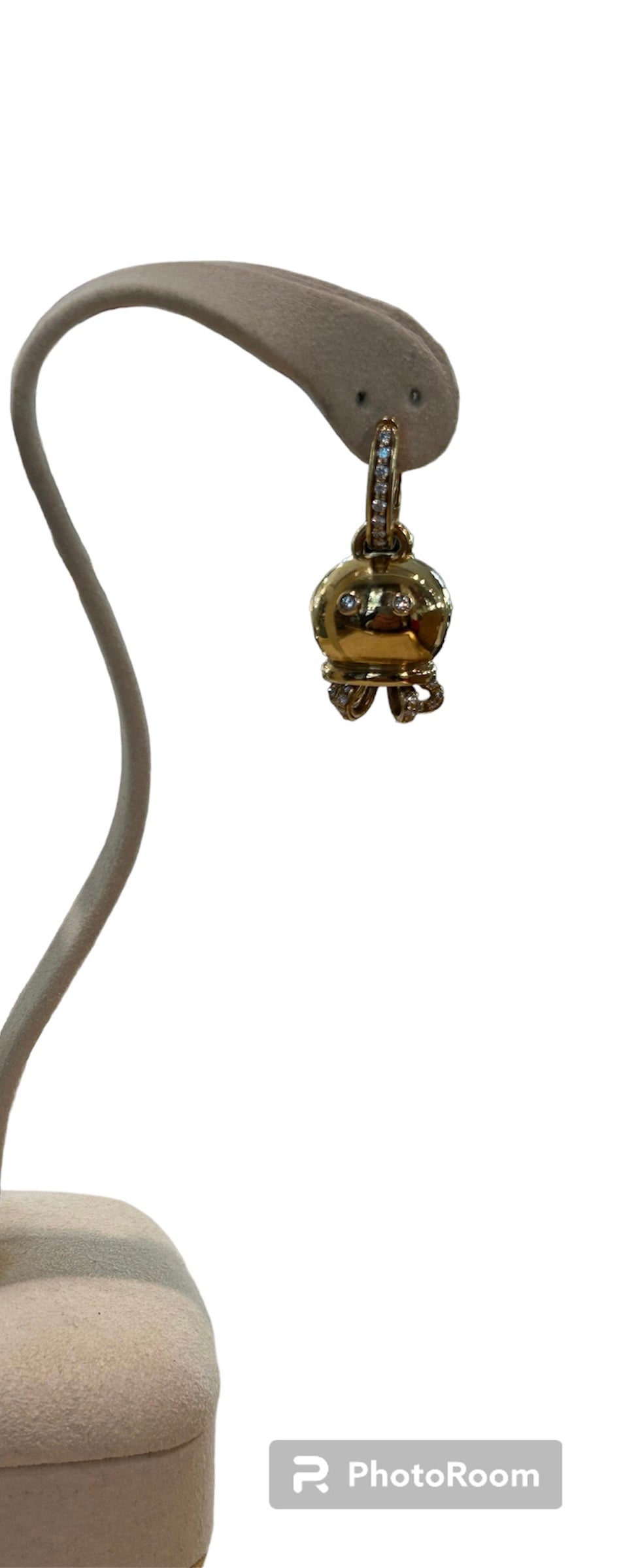 1/2 Paar Oktopus-Ohrringe aus Gelbgold und Diamanten – 29065