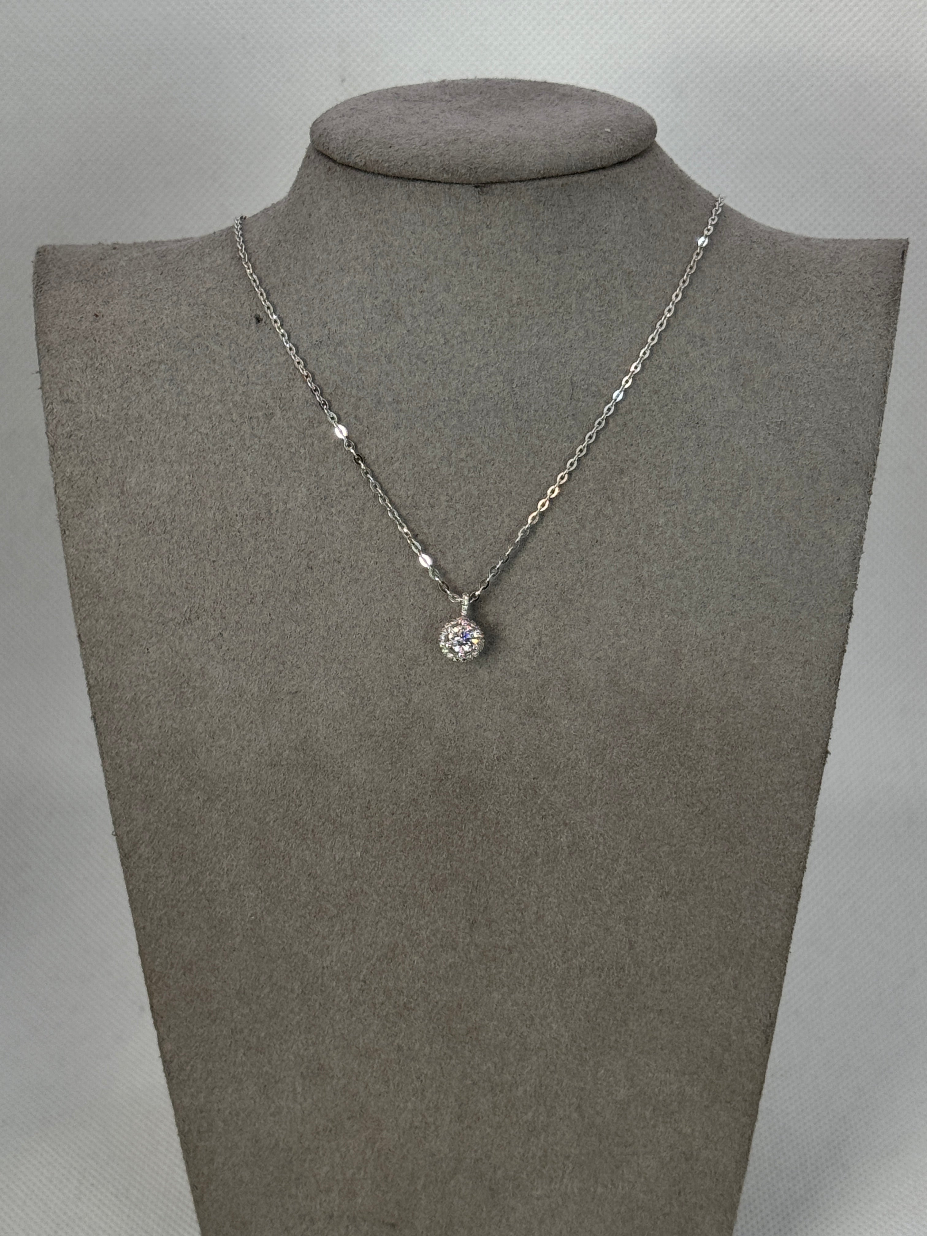 Damiani-Halsband aus Weißgold und Diamanten – 81047762