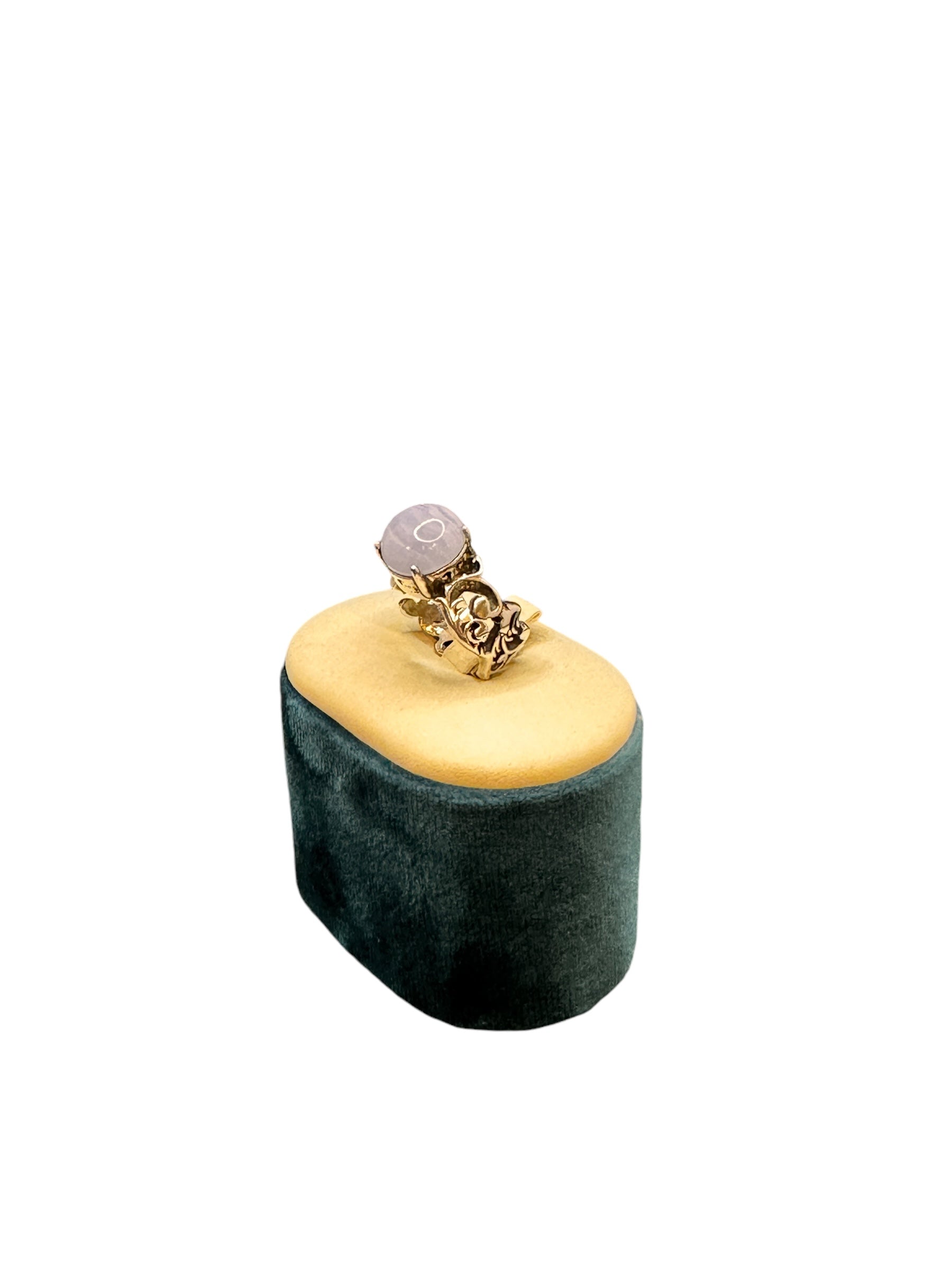Labriola-Silberringe mit Variationen aus Milchaquamarin, grünem Turmalin oder Chalcedon – 2058