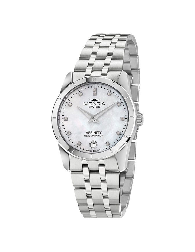Elegance Classic Lady Diamonds 202 Quartz Solotempo, 30mm - MS-205-SS-MPDWT-CM