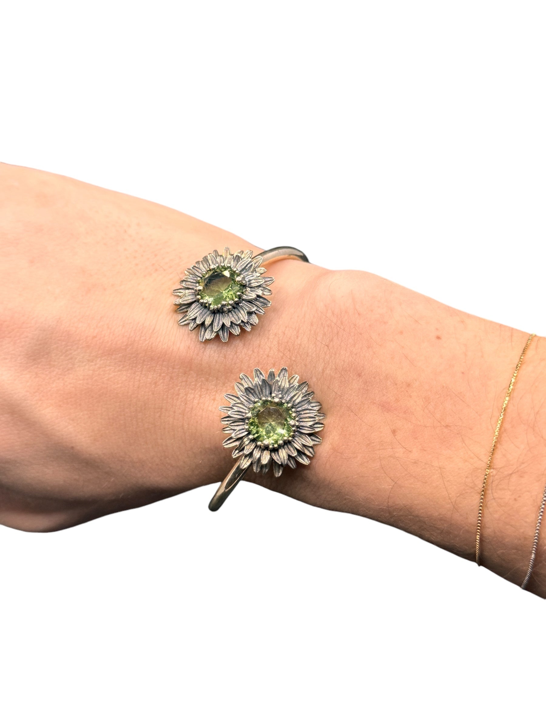 Labriola SILBERARMBAND MIT GRÜNEM QUARZ UND TURMALIN - 2235