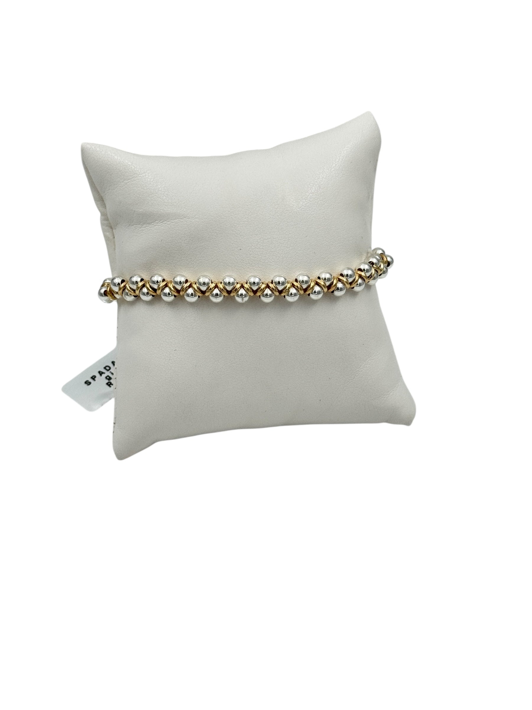 Armband mit silbernen Details und Ringen - SPBR551