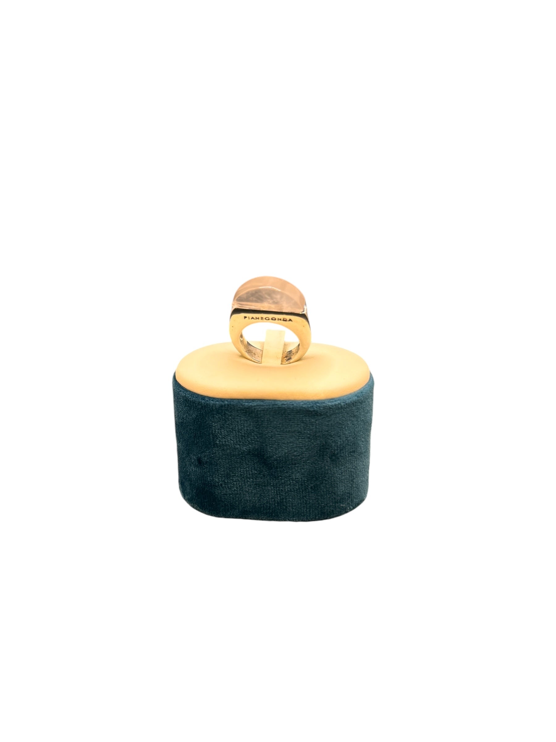 Pianegonda Women's Silver Ring with Rose Quartz - AA010189