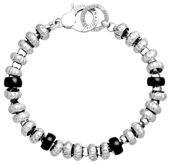 Schwarzes Perlenarmband - 11469