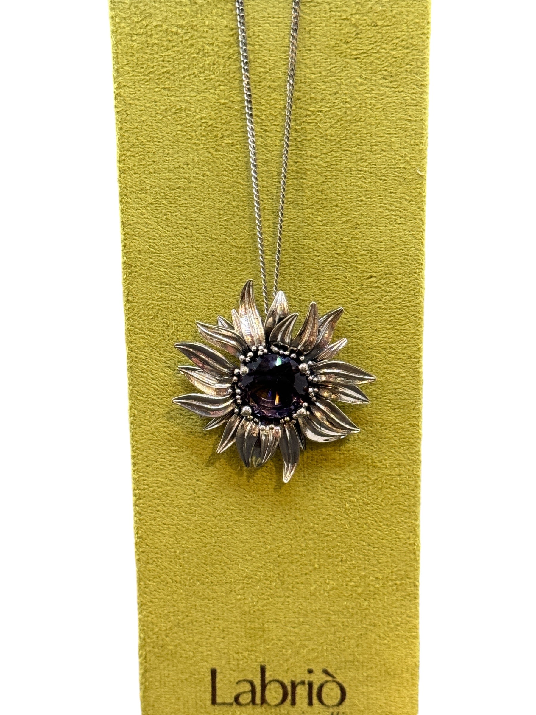 LABRIOLA MARGHERITA SILBERKETTE MIT LILA QUARZ UND AMETHYST - 2220