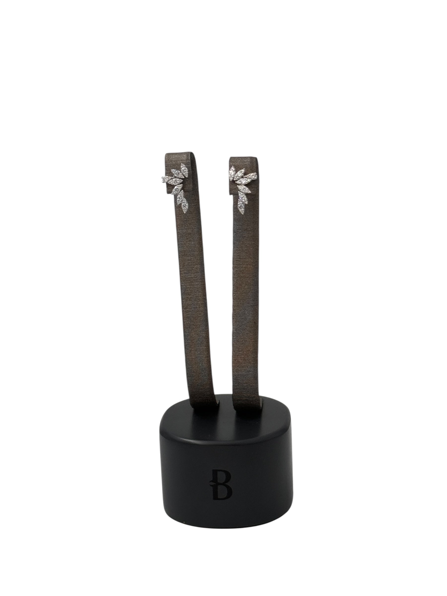 Orecchini Buonocore in oro bianco 18kt e diamanti, 0.49ct - 1714A01DW-2