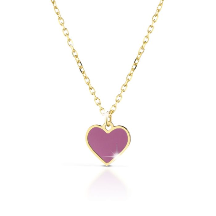 FORTUNA - GELBGOLD-HERZ-HALSKETTE - PMG029