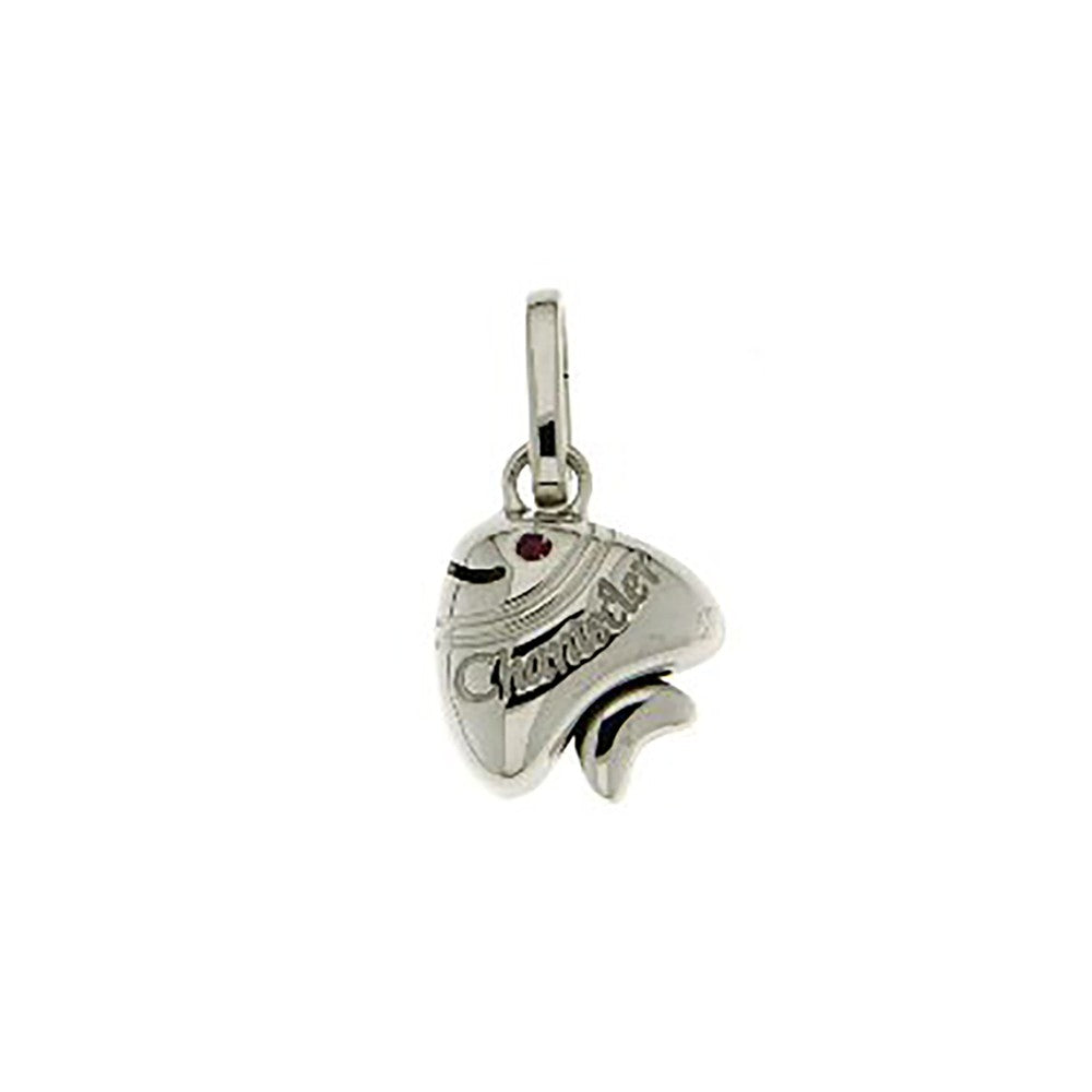 Chantecler GROSSER ANHÄNGER MIT FISCHGLOCKE AUS SILBER UND RUBIN - 31240