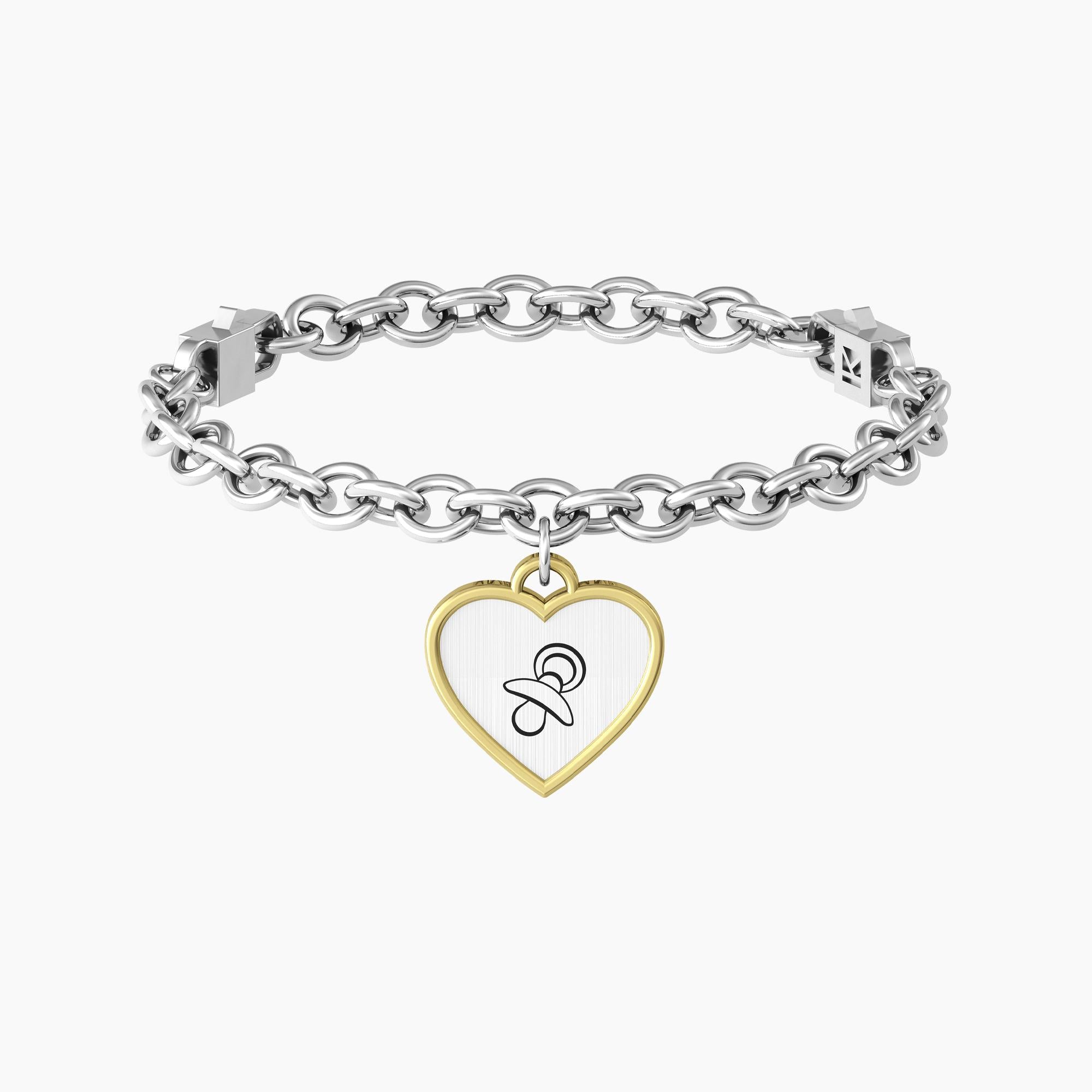 Kidult Damenarmband, Special Moments Kollektion – Herz / Willkommen Baby – 732009