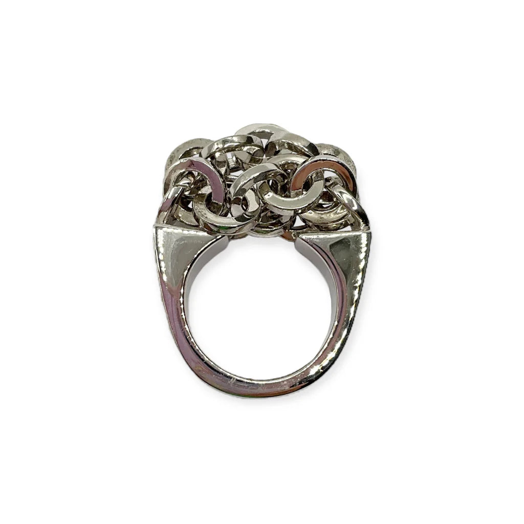 Pianegonda Women's Silver Ring with Links - AA010515