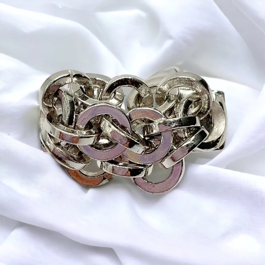 Pianegonda Women's Silver Ring with Links - AA010515