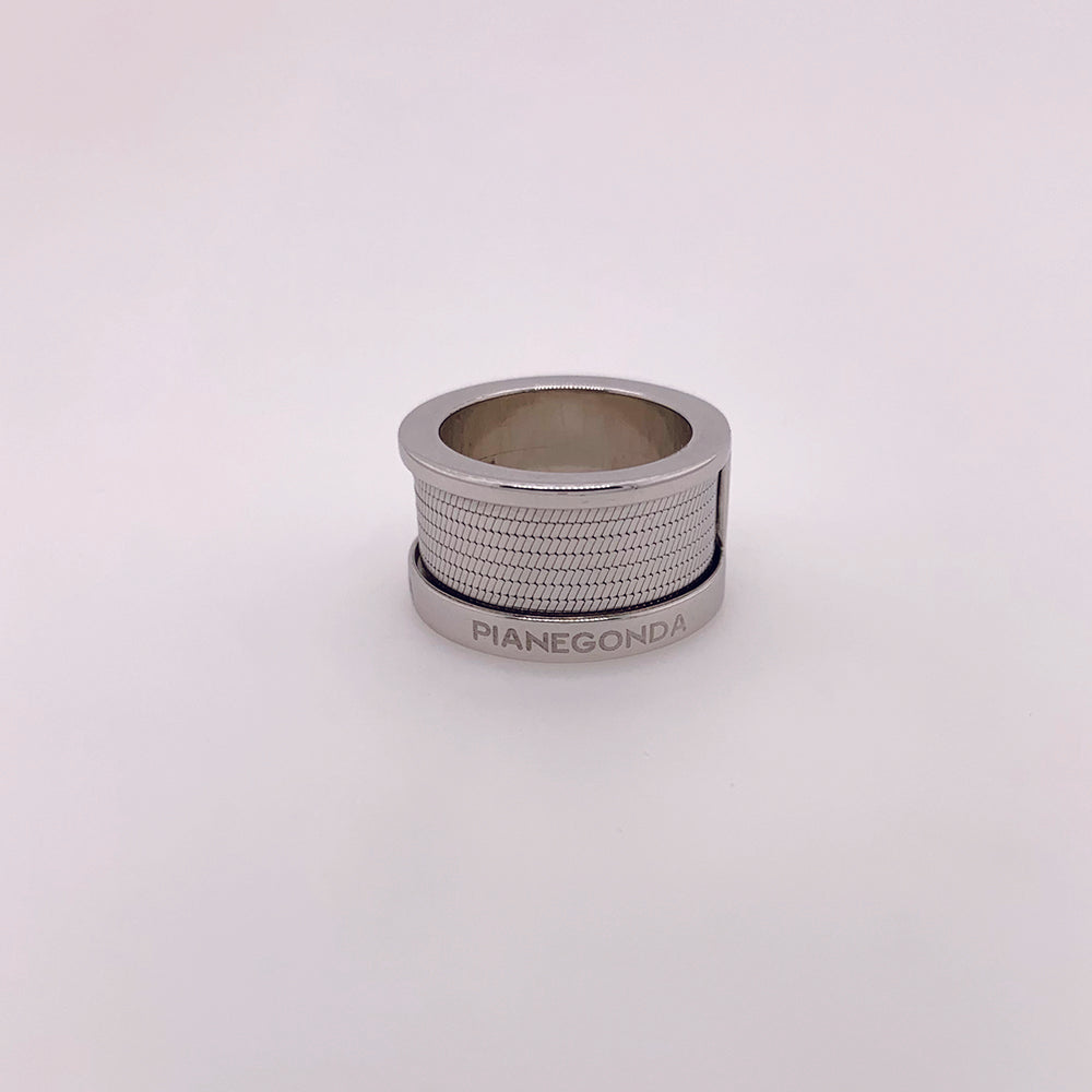 Pianegonda Wide Band Silver Women's Ring - AA010626