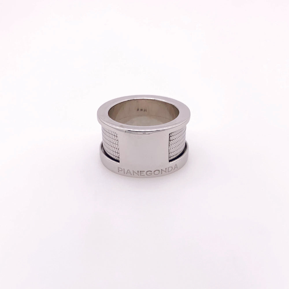 Pianegonda Wide Band Silver Women's Ring - AA010626