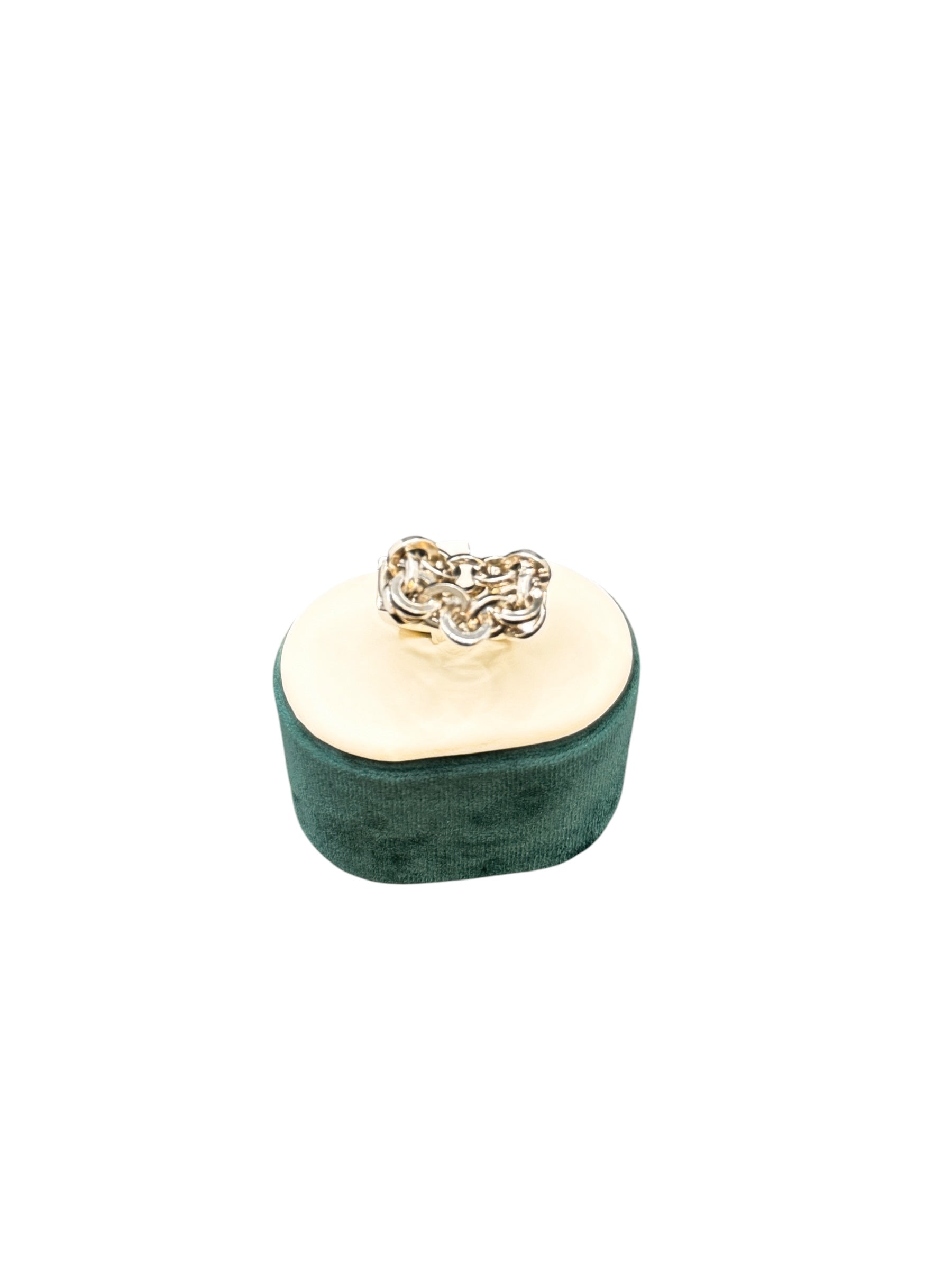 Pianegonda Women's Silver Ring with Links - AA010515