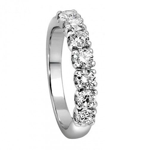 ANELLO VERETTA GIORGIO VISCONTI IN ORO BIANCO E DIAMANTI, 0.83ct - AB16007F