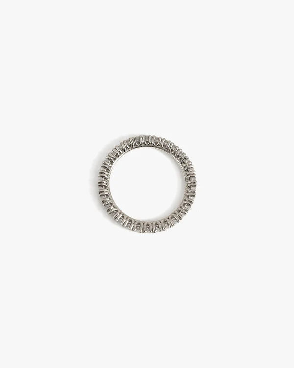 Vollkreisring aus Weißgold und Diamanten, 1,80 ct – AB17401E