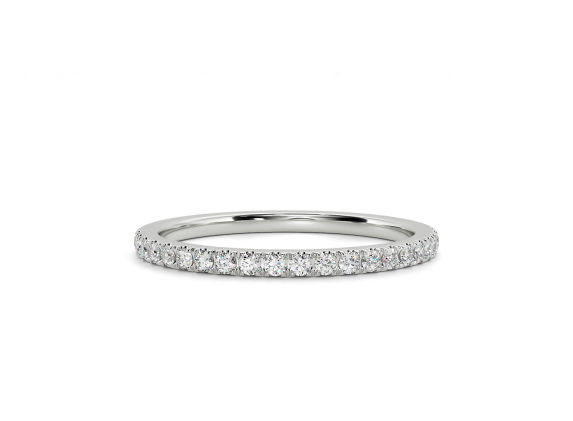 Vollkreisring aus Weißgold und Diamanten, 1,80 ct – AB17401E