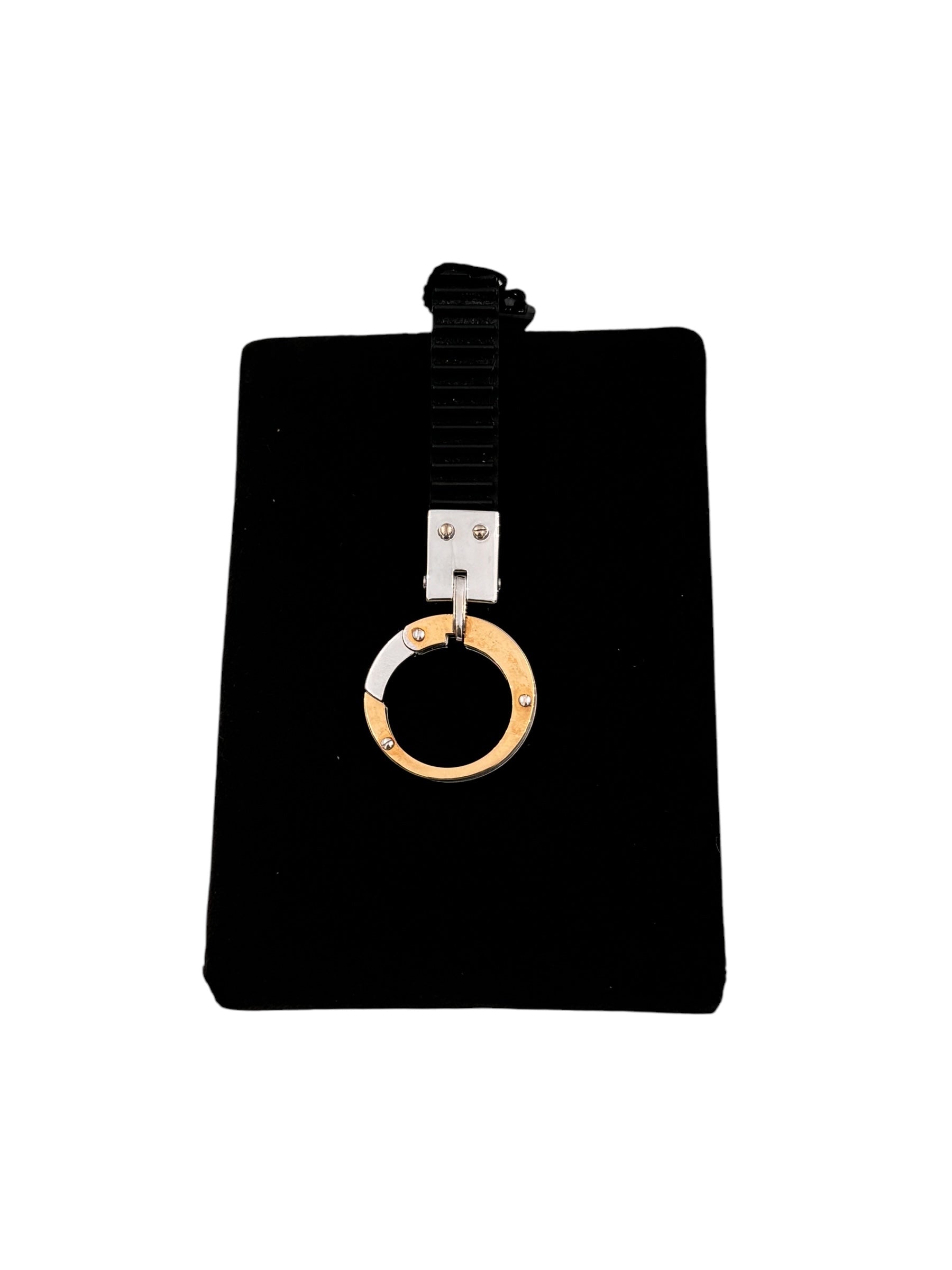Portachiavi Arkano in oro 18kt e caucciù - PC4025N