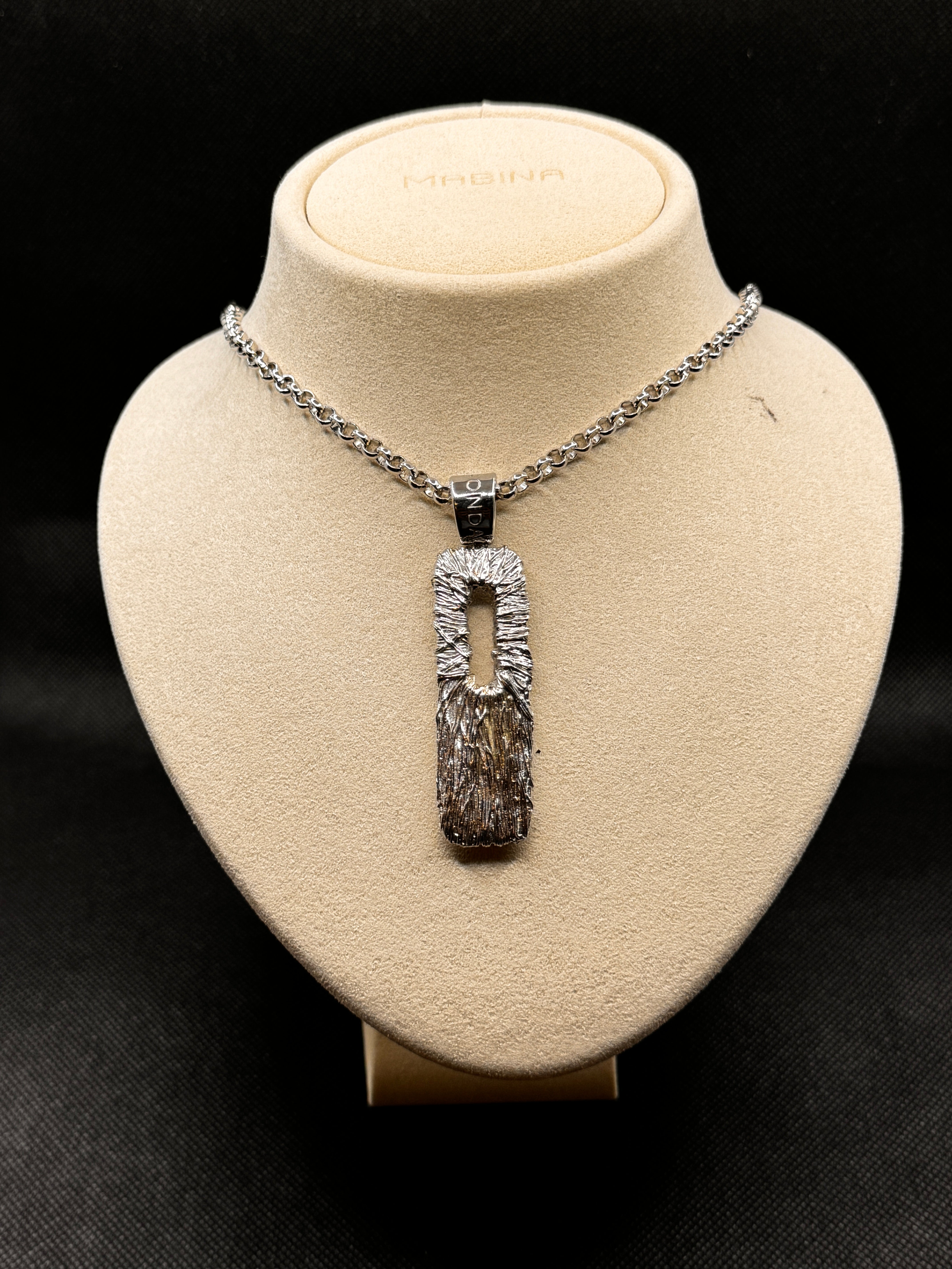 Pianegonda VERITAS Silberkette mit Zirkonia-besetztem Anhänger - CA010487