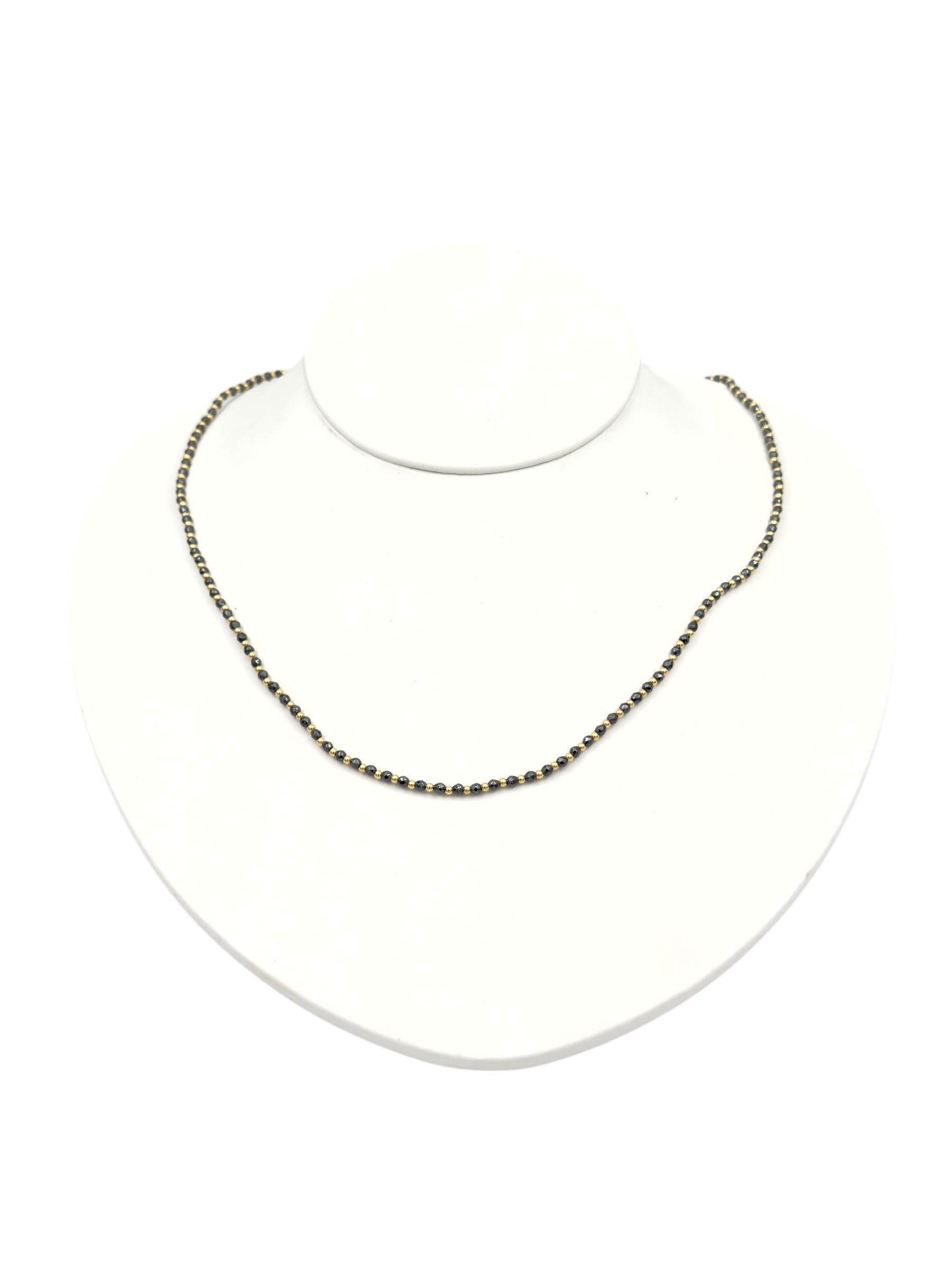 Collana Spadarella, da uomo, in argento e pietre color oro - SPGR192
