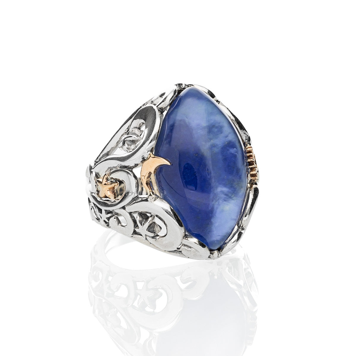 Stardust Shuttle Ring - AN3623-Blau