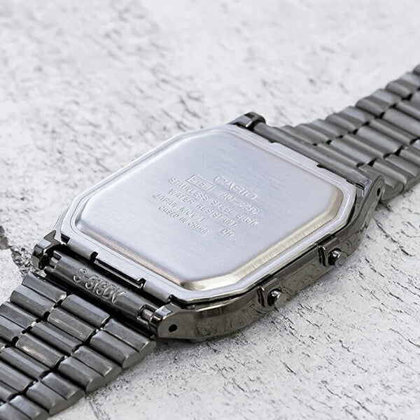CASIO Vintage-Uhr der AQ-230-Serie, SMARAGD-ZIFFERBLATT, 30 mm – AQ-230EGG-3AEF