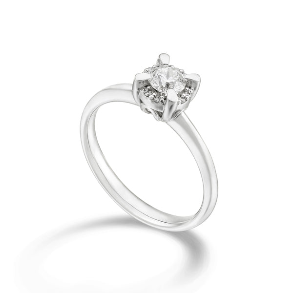GOLAY – 0,15 Karat Diamant-Solitärring mit Griffi – ASLC421DI12
