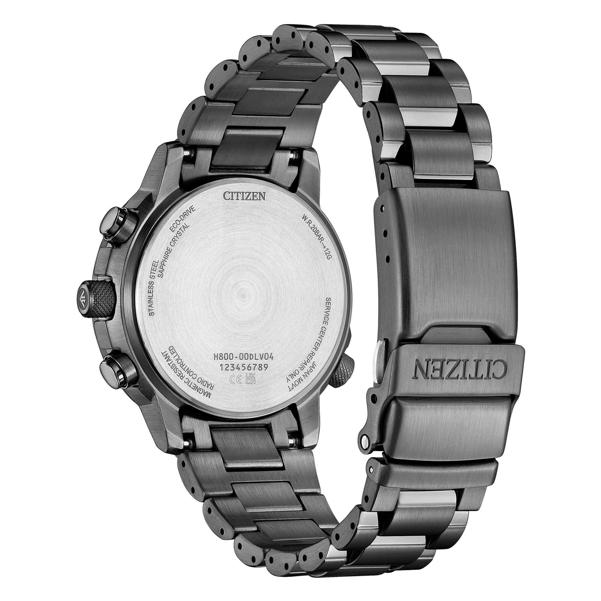 Orologio Citizen Collezione Radiocontrollato, Crono Pilot Acciaio, 41mm - AT8304-57A