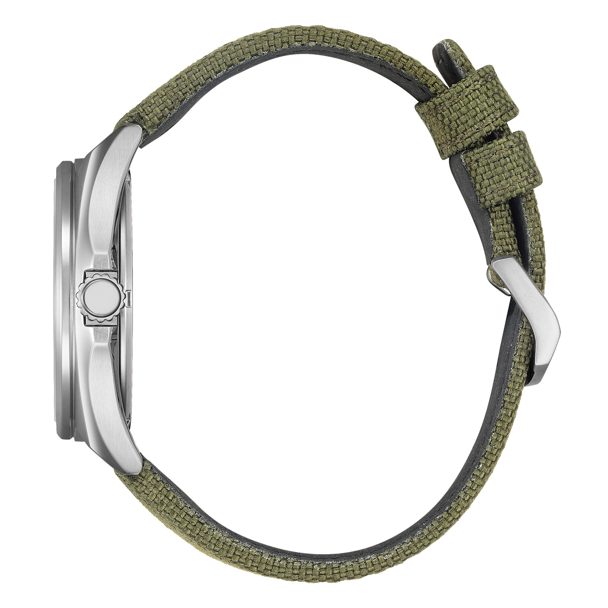 Urban, grünes Armband und schwarzes Zifferblatt, 42 mm – AW1571-09E