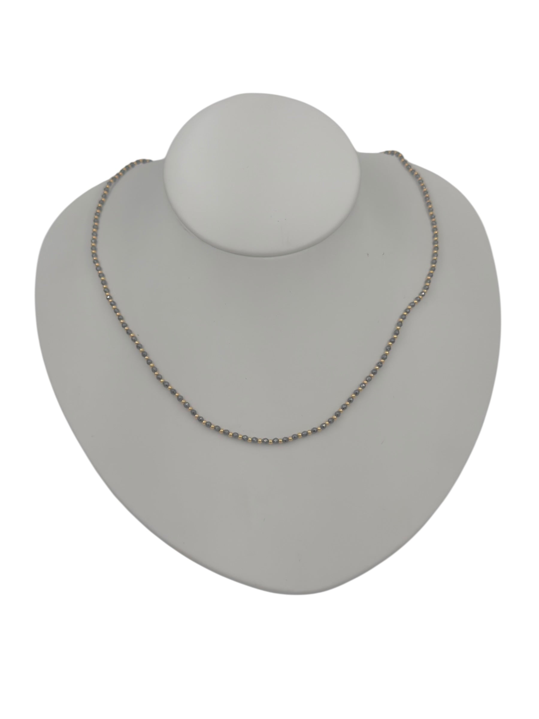 Collana Spadarella, da uomo, in argento e pietre color oro - SPGR192
