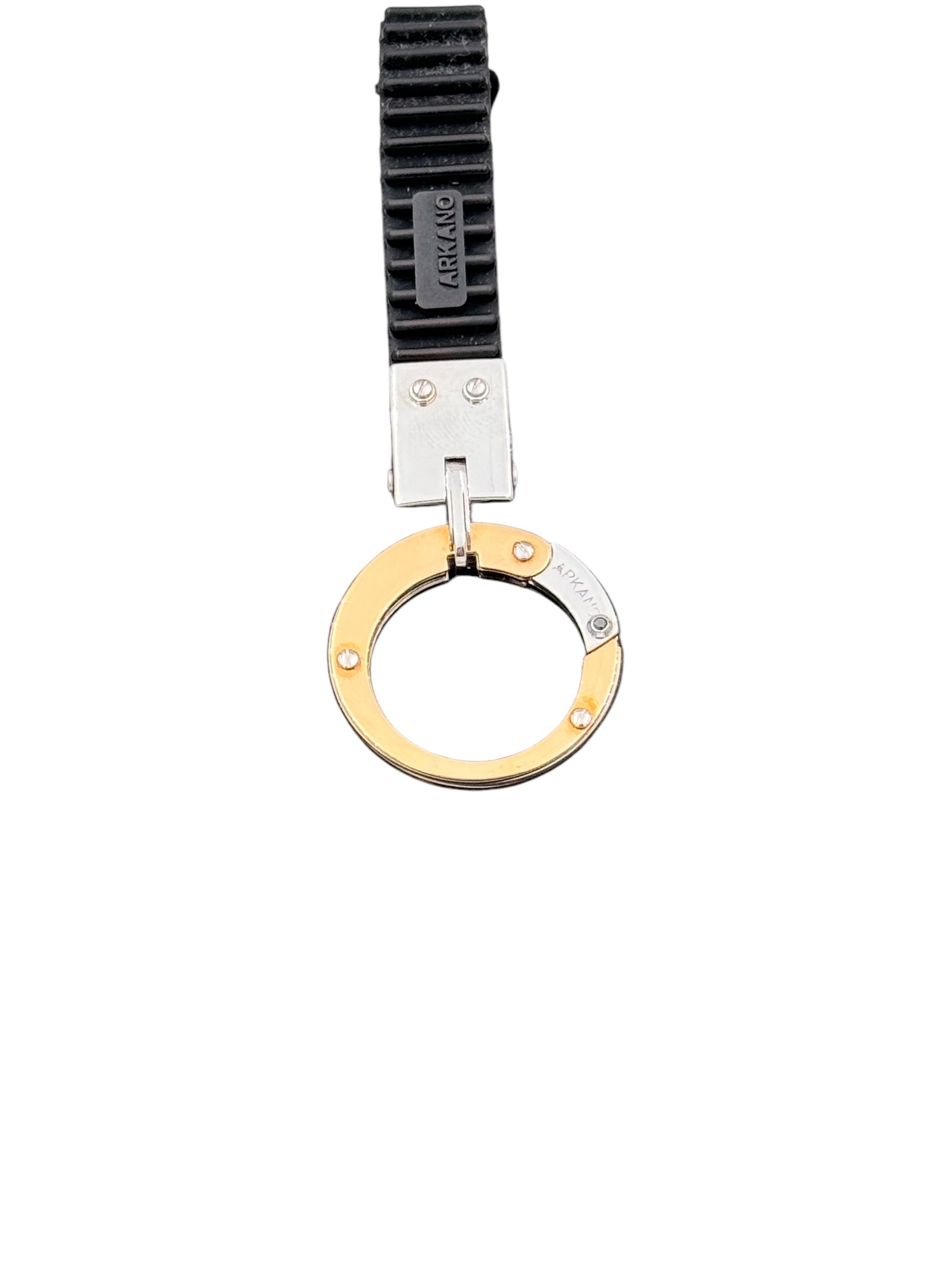 Portachiavi Arkano in oro 18kt e caucciù - PC4025N