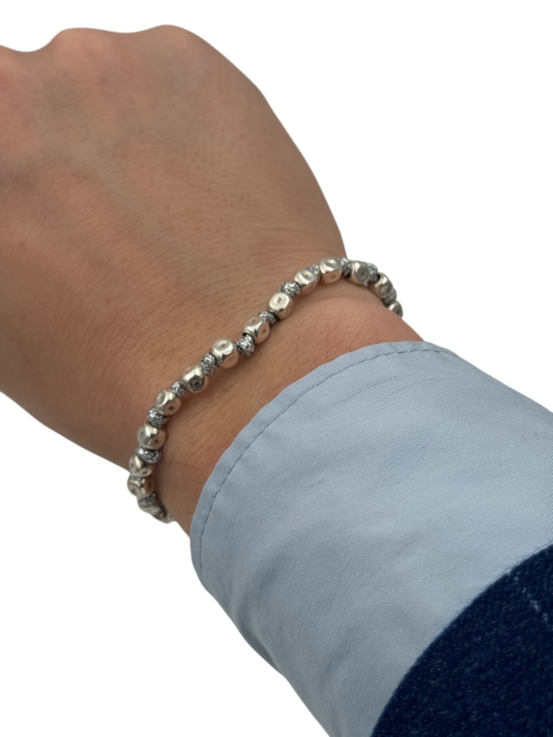 Bracciale Spadarella in argento lucido, uomo - SPBR03S