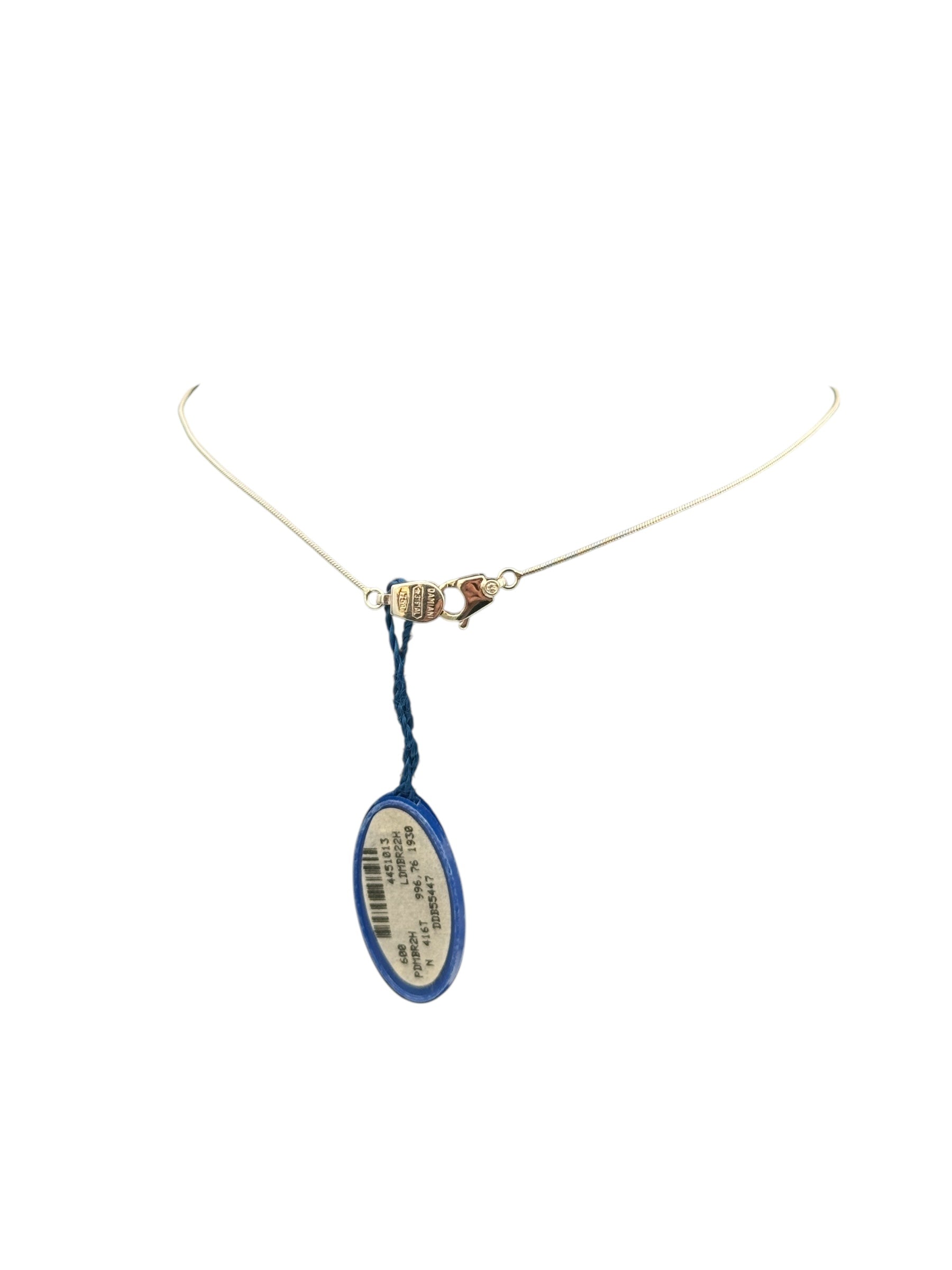 girocollo Damiani in oro bianco 18kt e diamanti, con pendente fantasia - DDB55447
