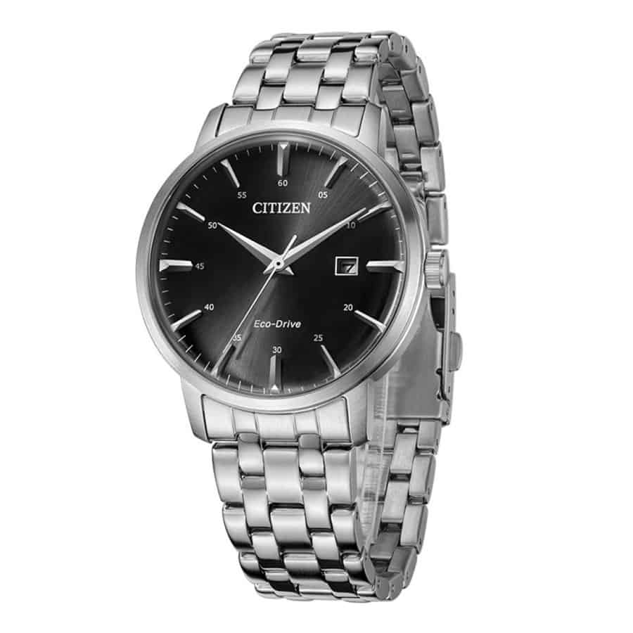 Citizen Classic, Happy Hours-Kollektion, schwarzes Zifferblatt, 40 mm – BM7460-88E