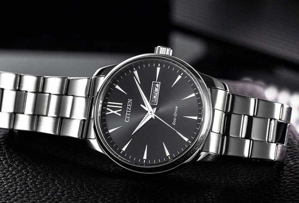 Orologio Citizen Classic, Collezione Ore Felici, quadrante nero daydate, 40mm - BM8550-81E