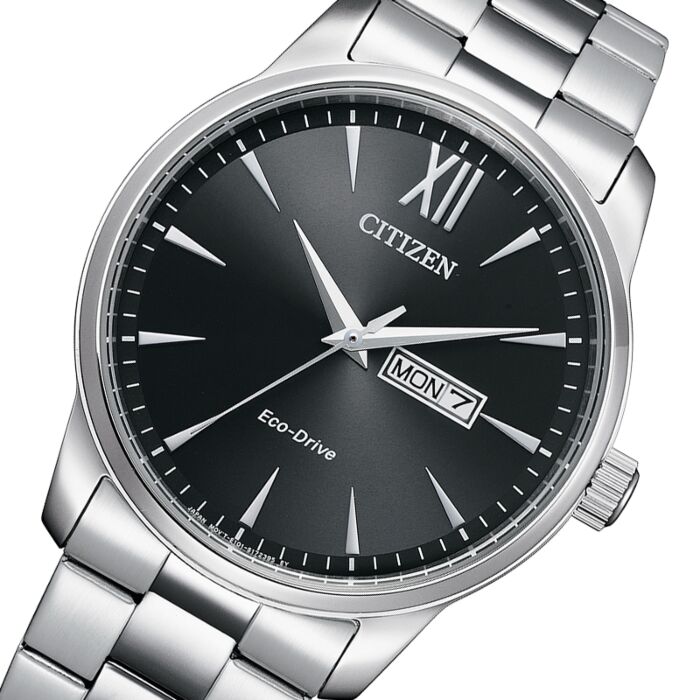 Orologio Citizen Classic, Collezione Ore Felici, quadrante nero daydate, 40mm - BM8550-81E