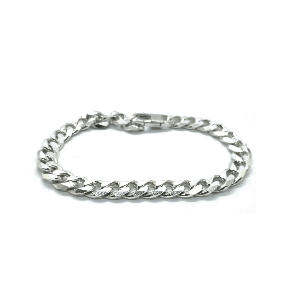 Bracciale Spadarella in argento catena - BR518