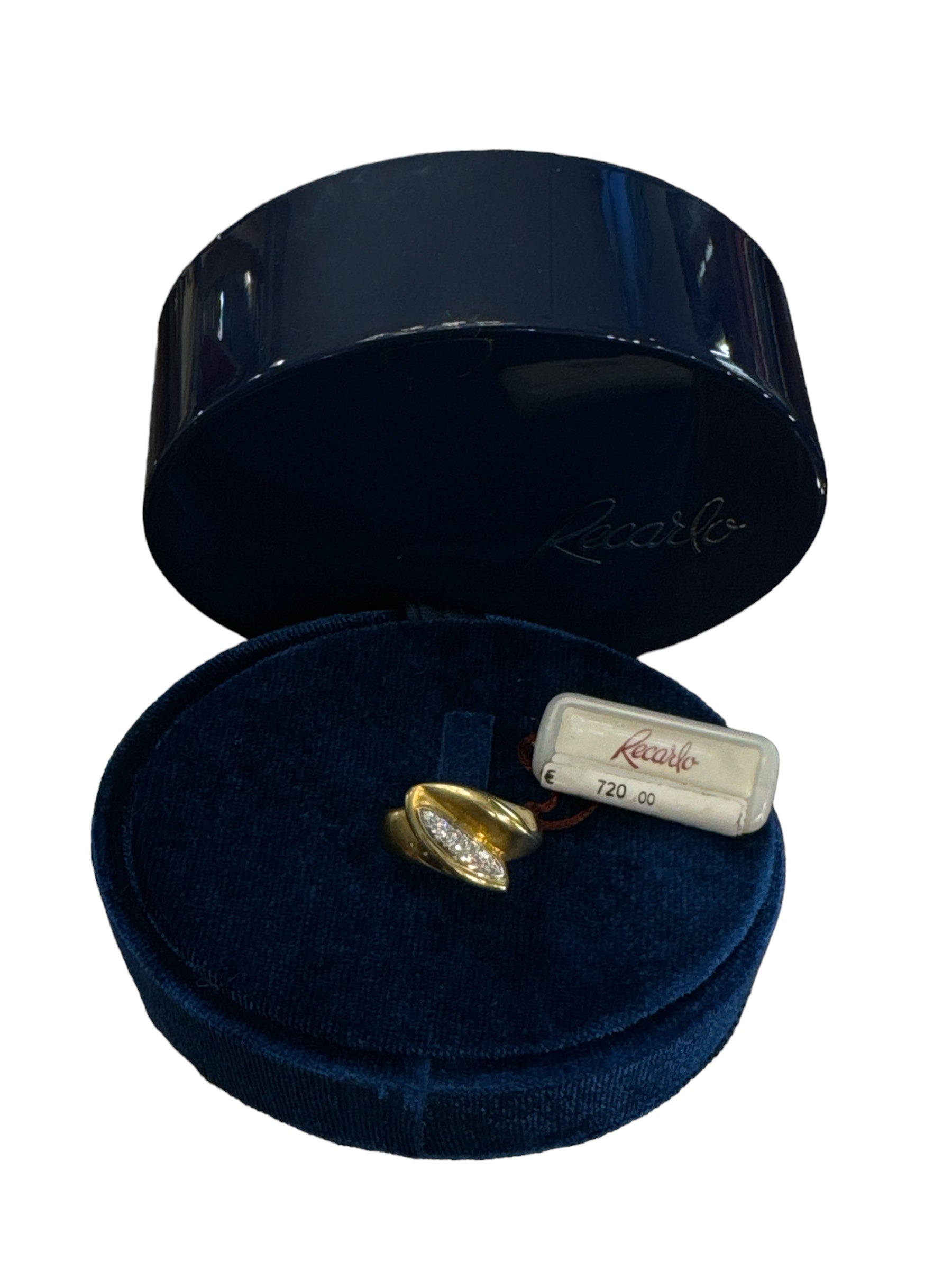Ring in yellow gold and diamonds, 0.10ct - C218/PA