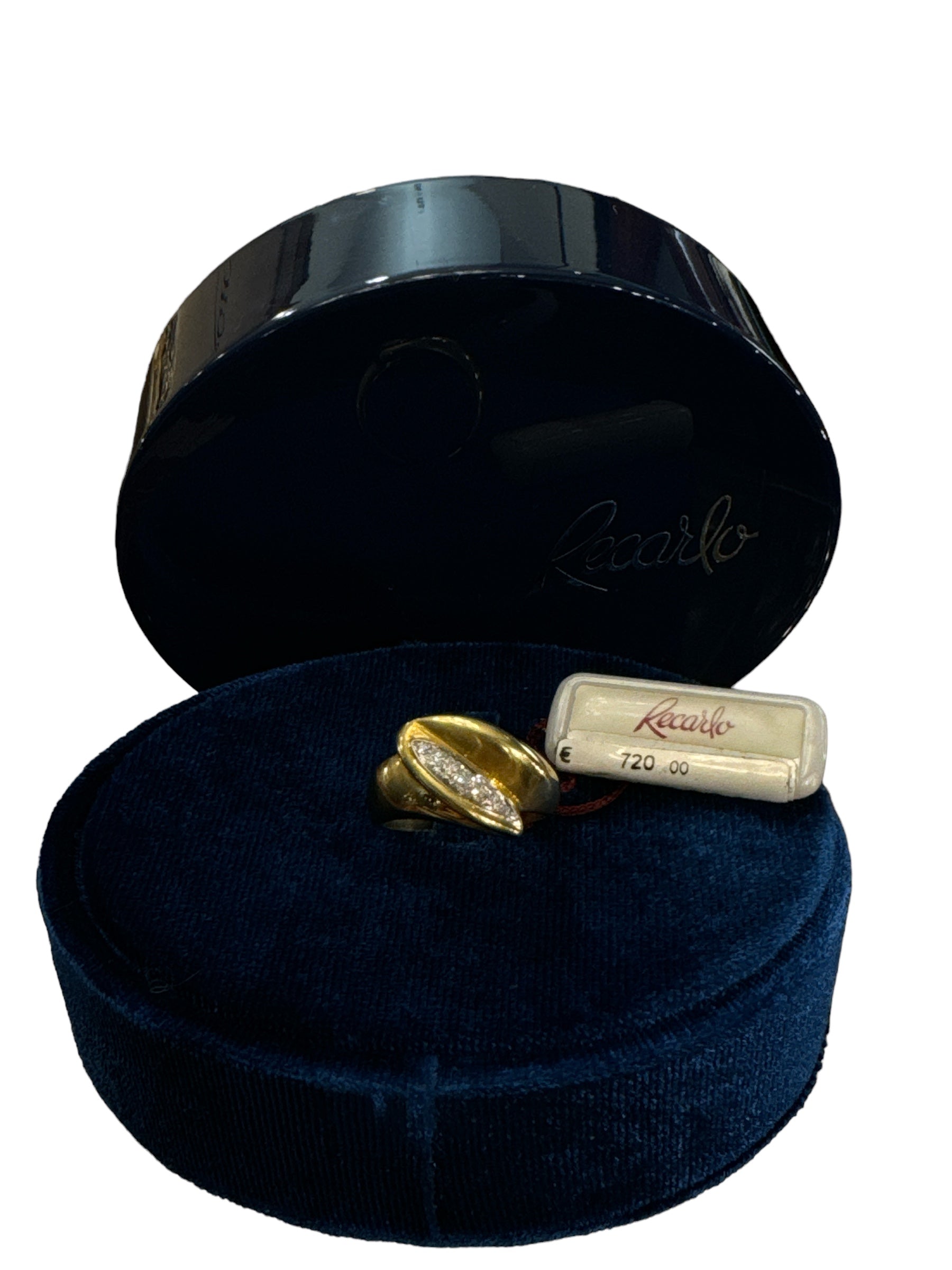 Ring in yellow gold and diamonds, 0.10ct - C218/PA