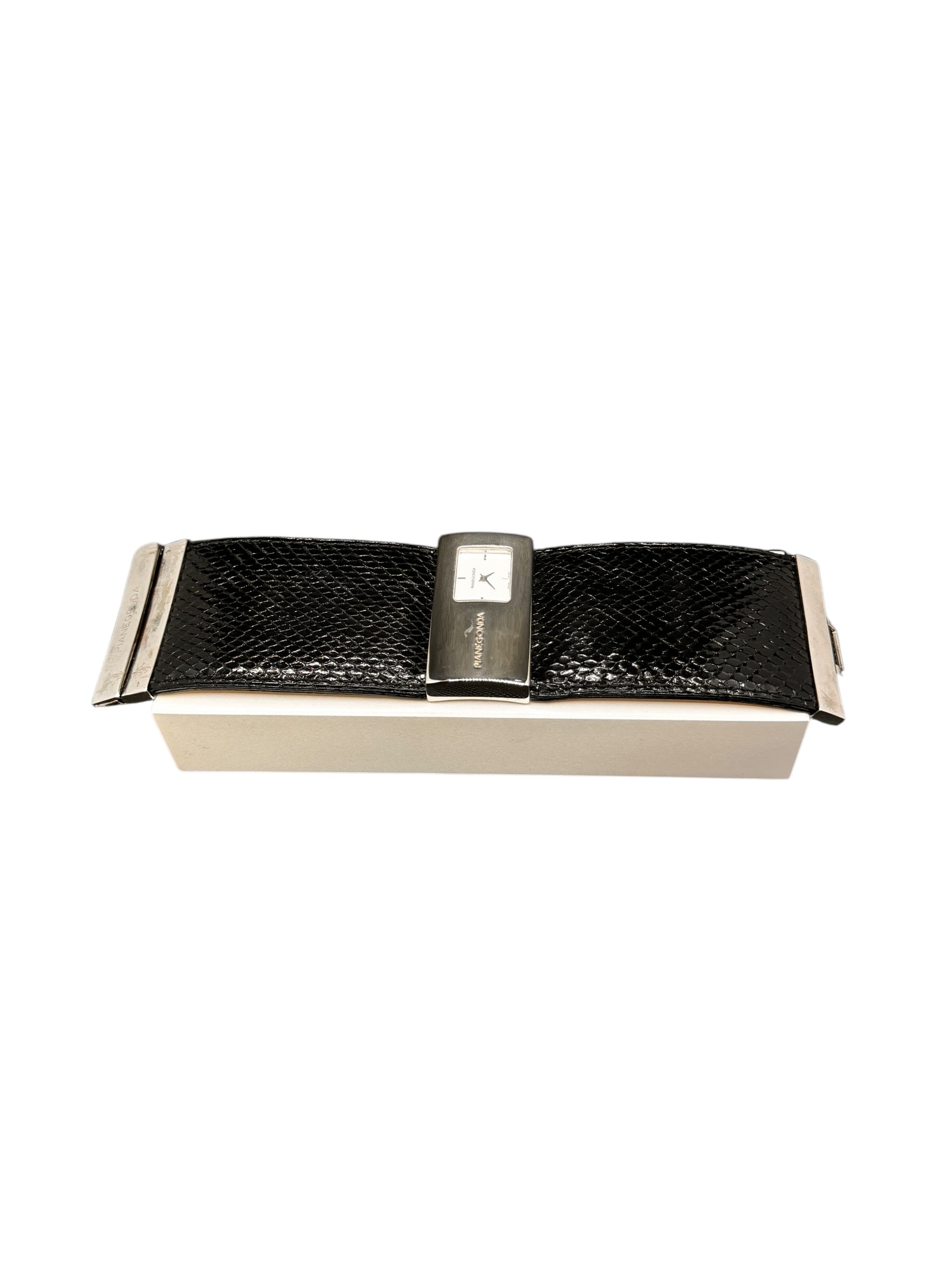 Pianegonda Damenuhr, Quarzwerk, DELANO Kollektion, 50mm - W001-1-schwarz