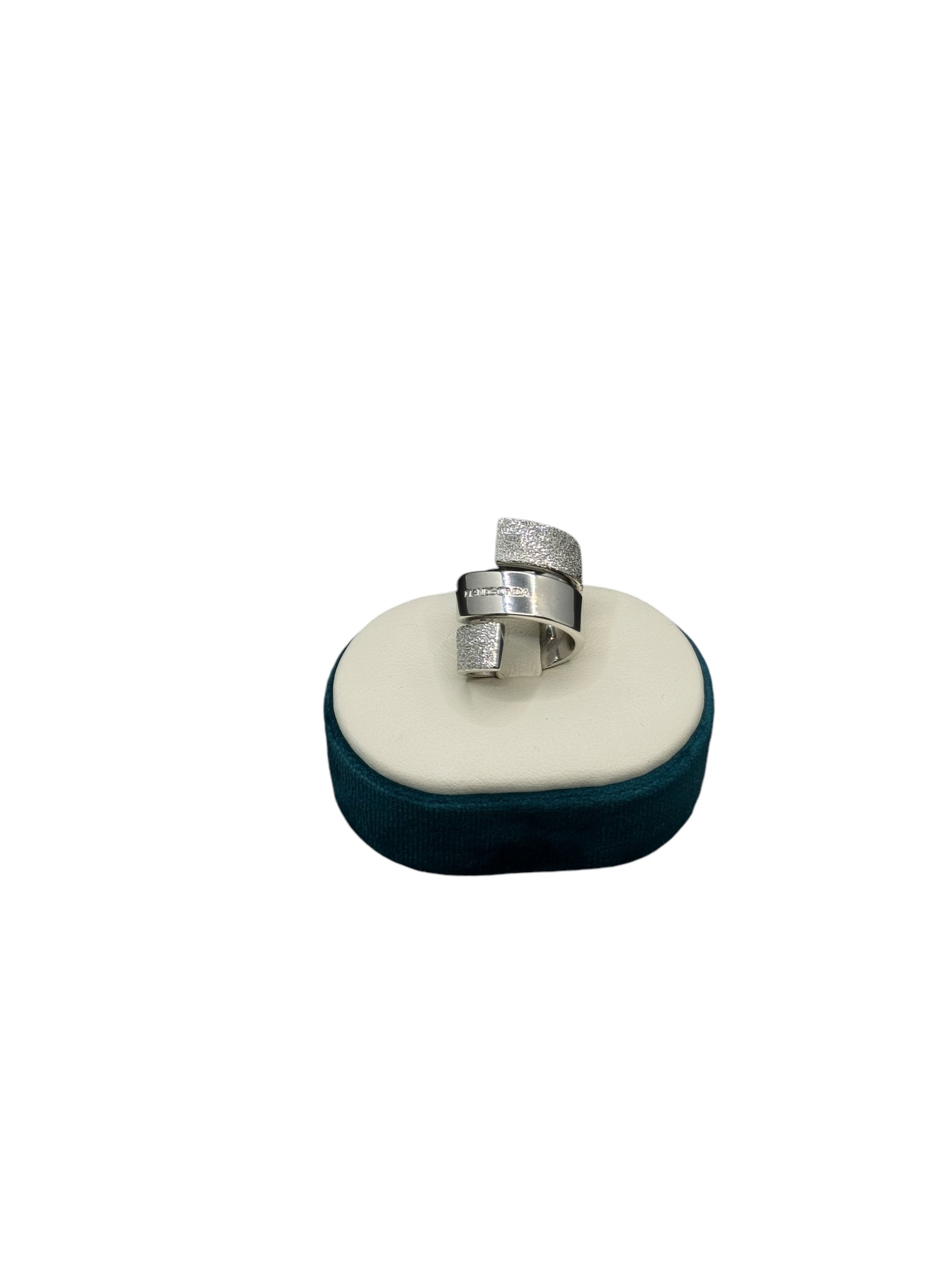 Pianegonda women's silver ring, 3-wrap band - 3-Wrap Ring