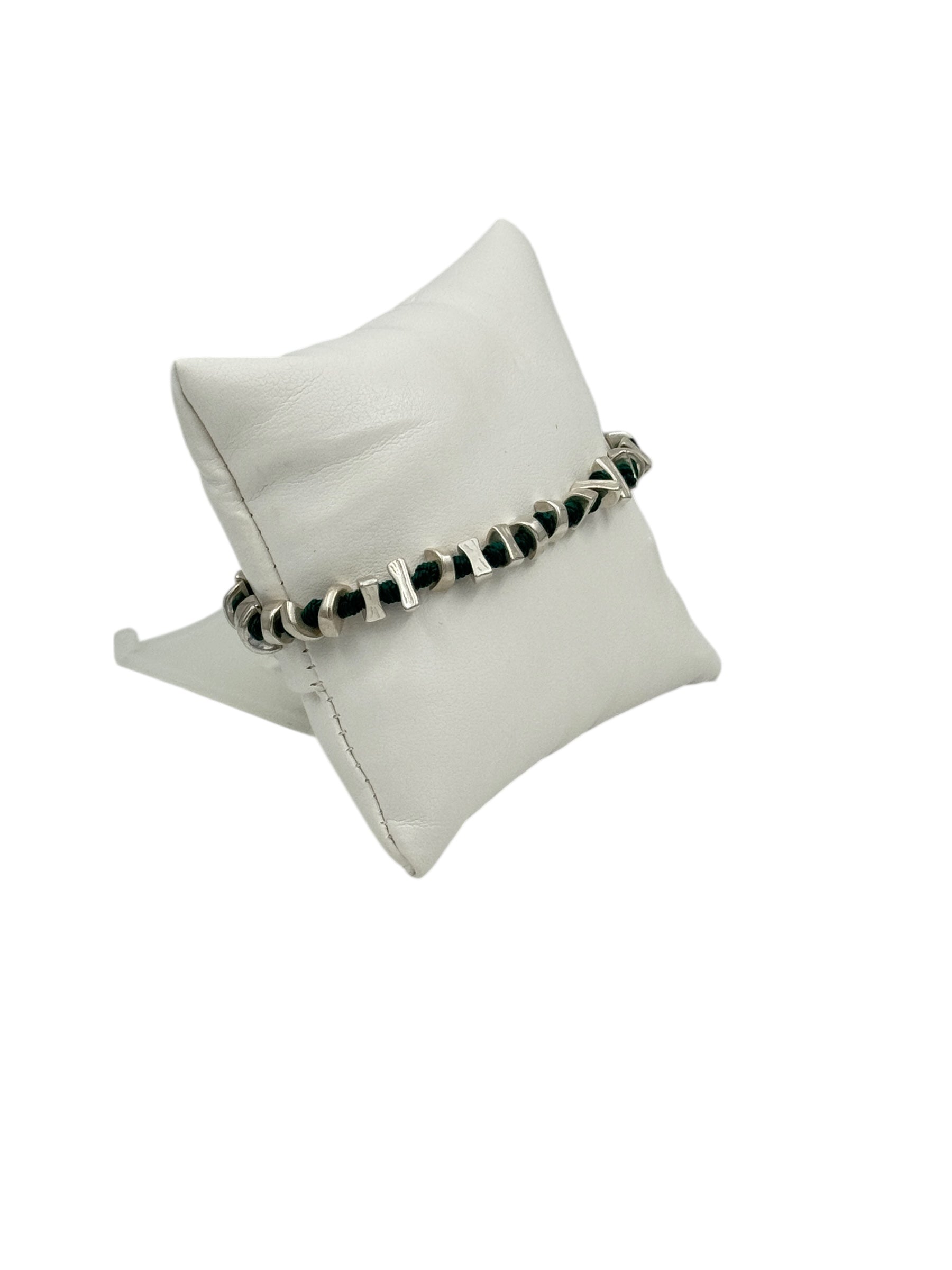 Bracciale Spadarella in argento spina, colore verde gucci - SPBR14-verde gucci