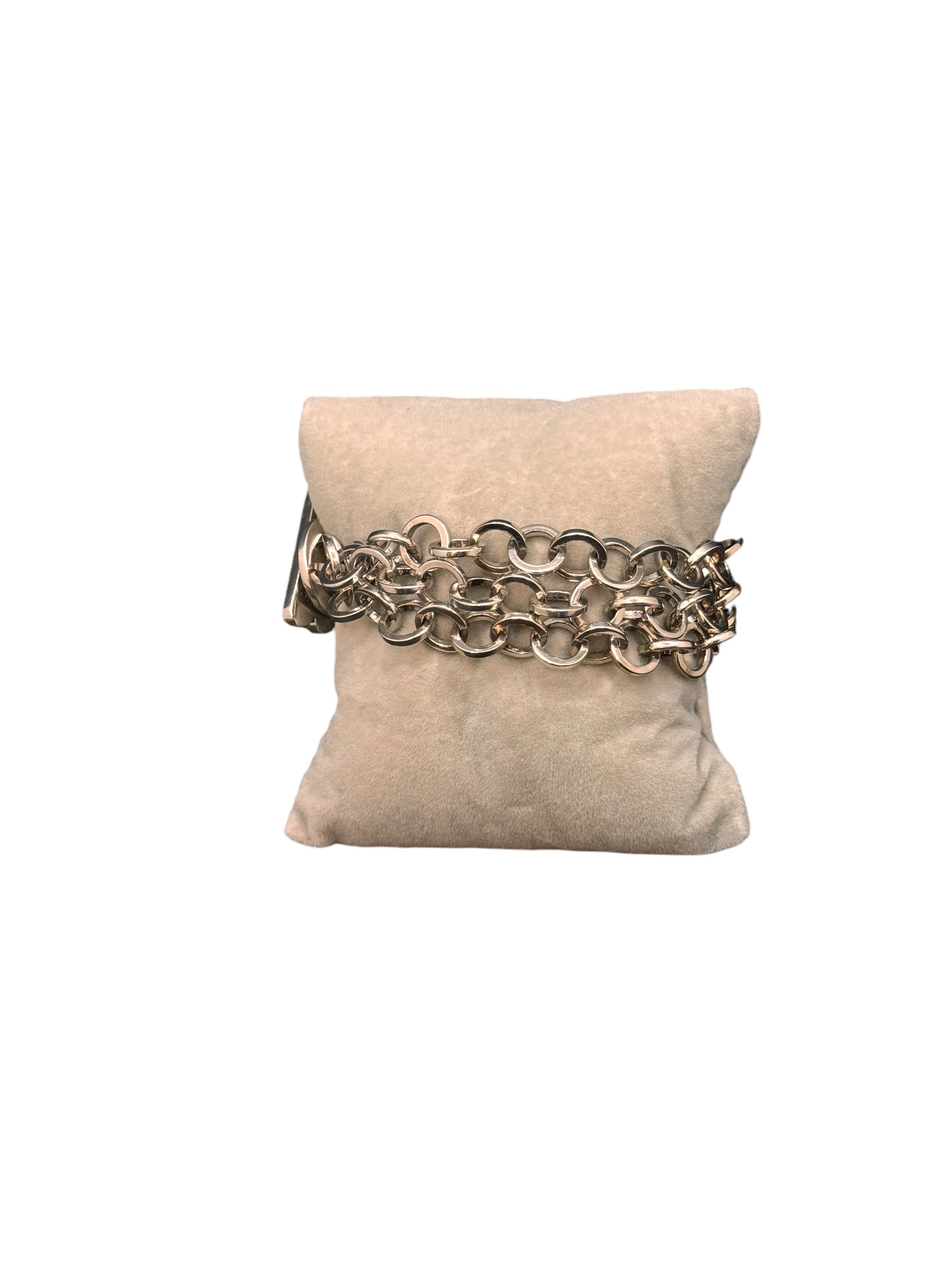 Pianegonda Silberarmband, in Silber mit Kettenglied und Herz mit Diamanten, 0,23 ct - BA010667