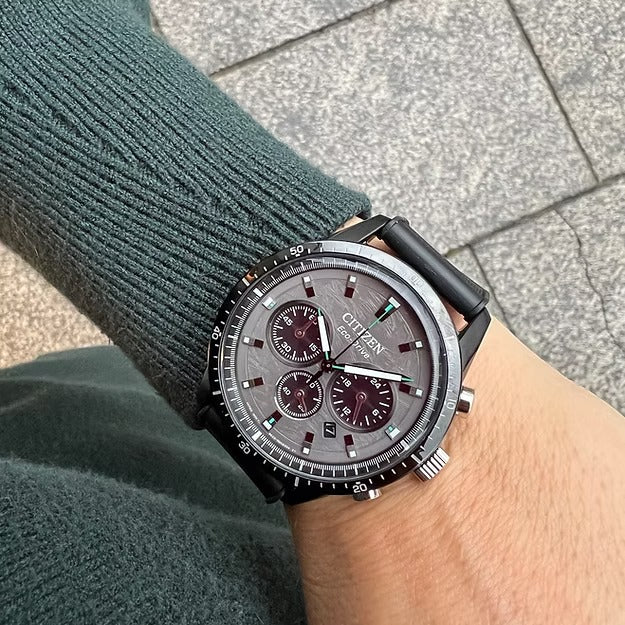 T9 Chrono, Kautschukarmband und schwarzes Zifferblatt, 39 mm – CA4625-02H