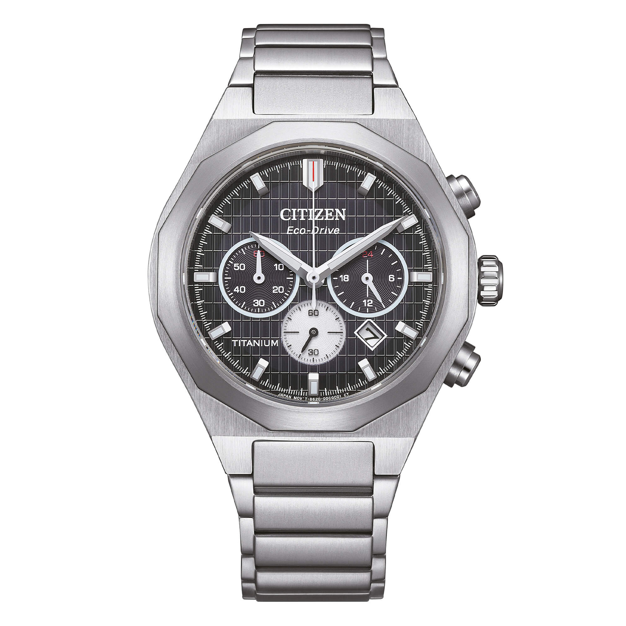 Orologio Citizen Supertitanio, Zenshin Senkei Crono, 41mm - CA4690-51E