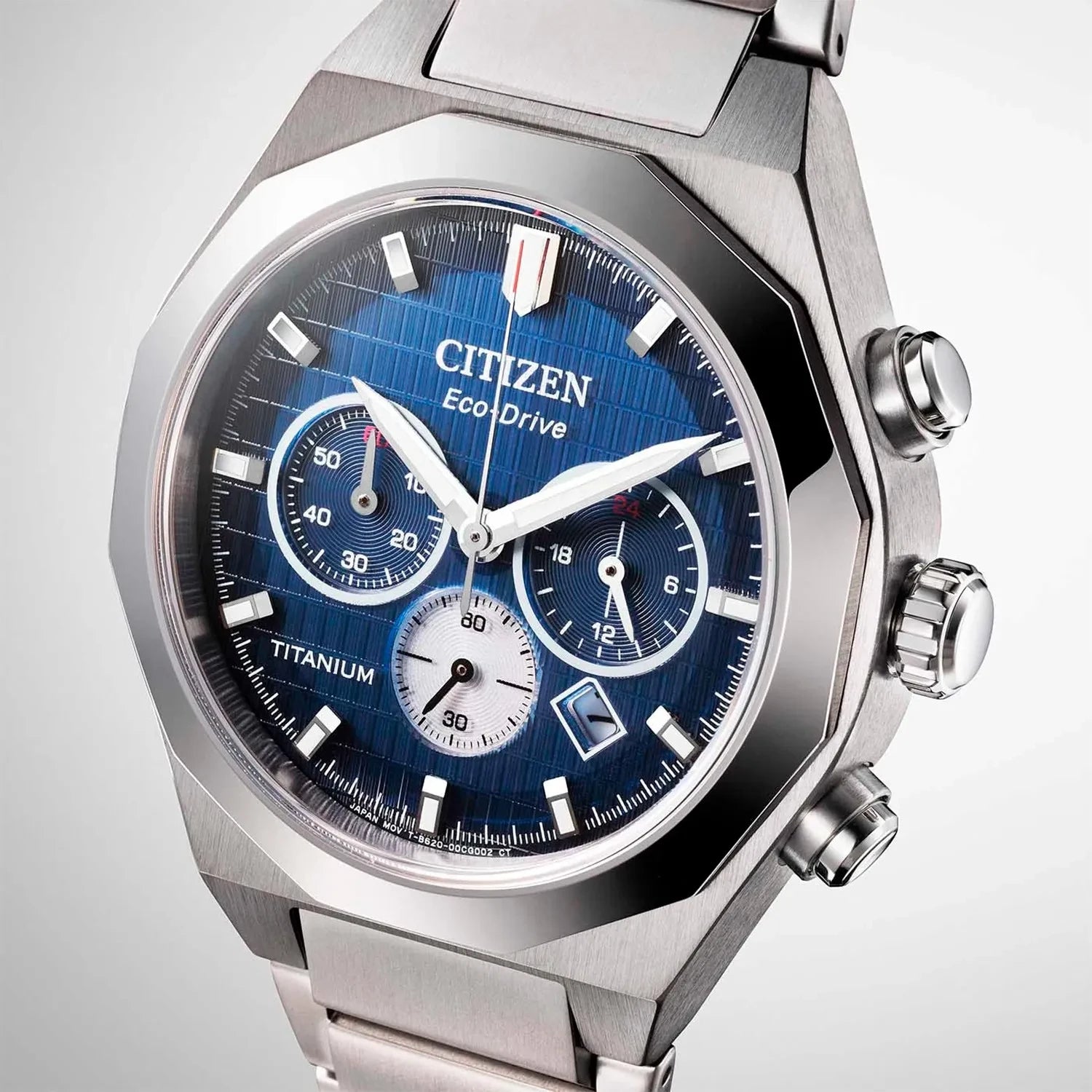 Orologio Citizen Supertitanio, Zenshin Senkei Crono, 41mm - CA4691-59L