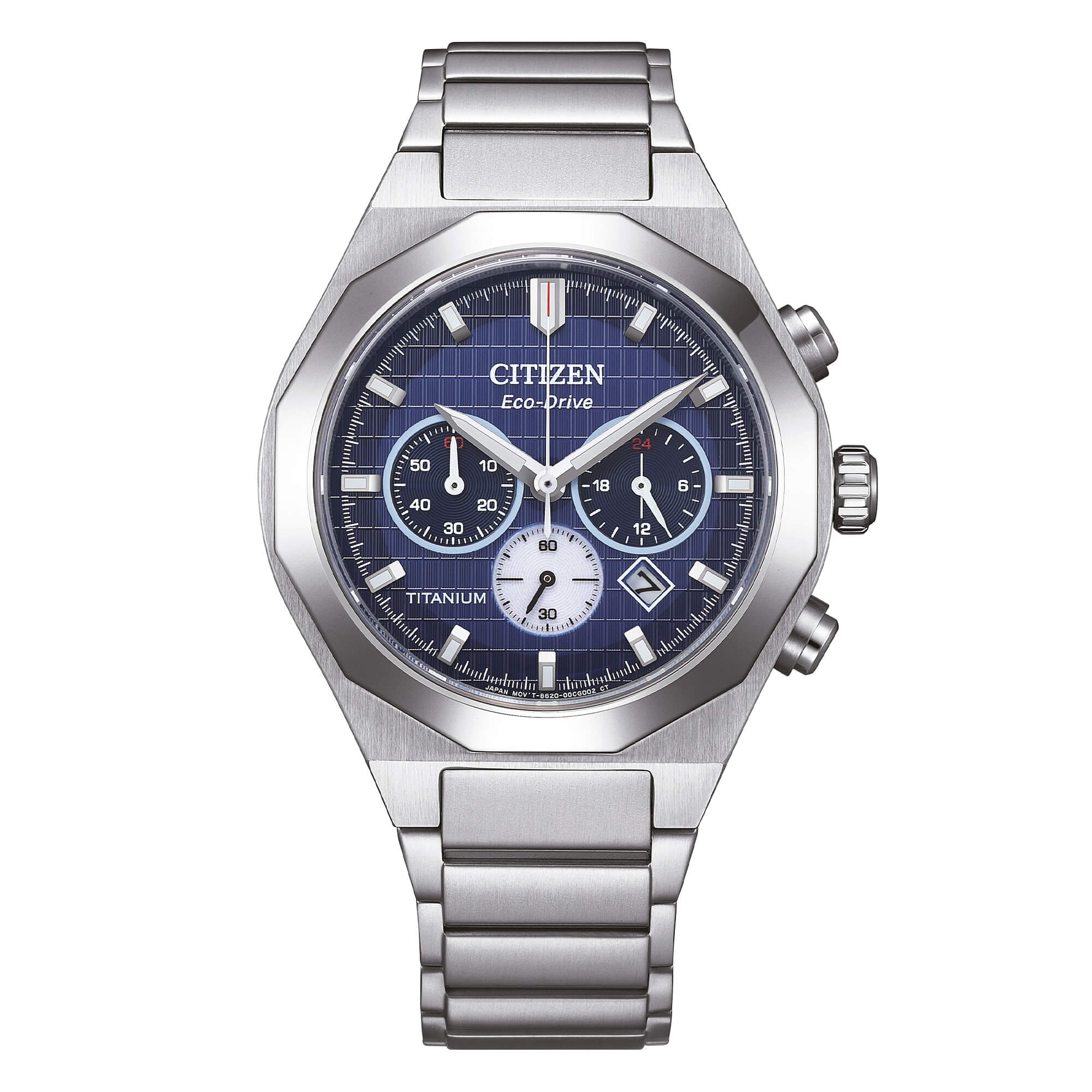 Orologio Citizen Supertitanio, Zenshin Senkei Crono, 41mm - CA4691-59L