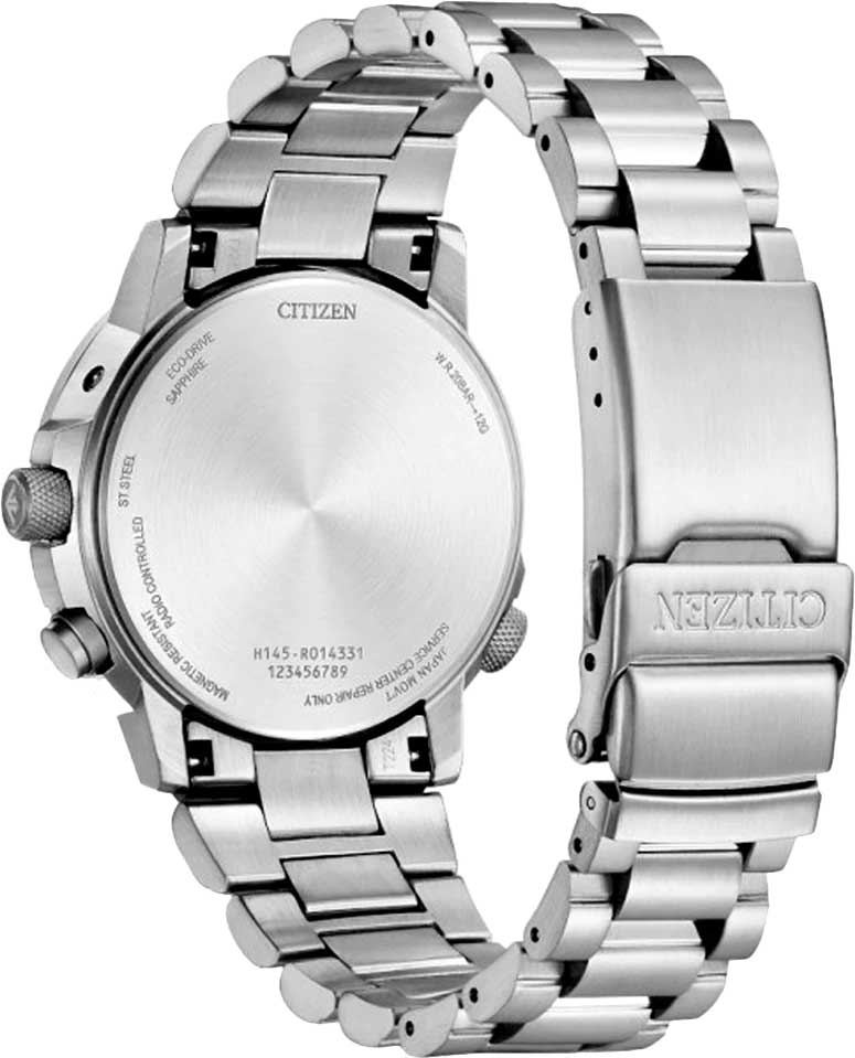 Orologio Citizen Pilot, radiocontrollato eco-drive, 43mm - CB0240-88L