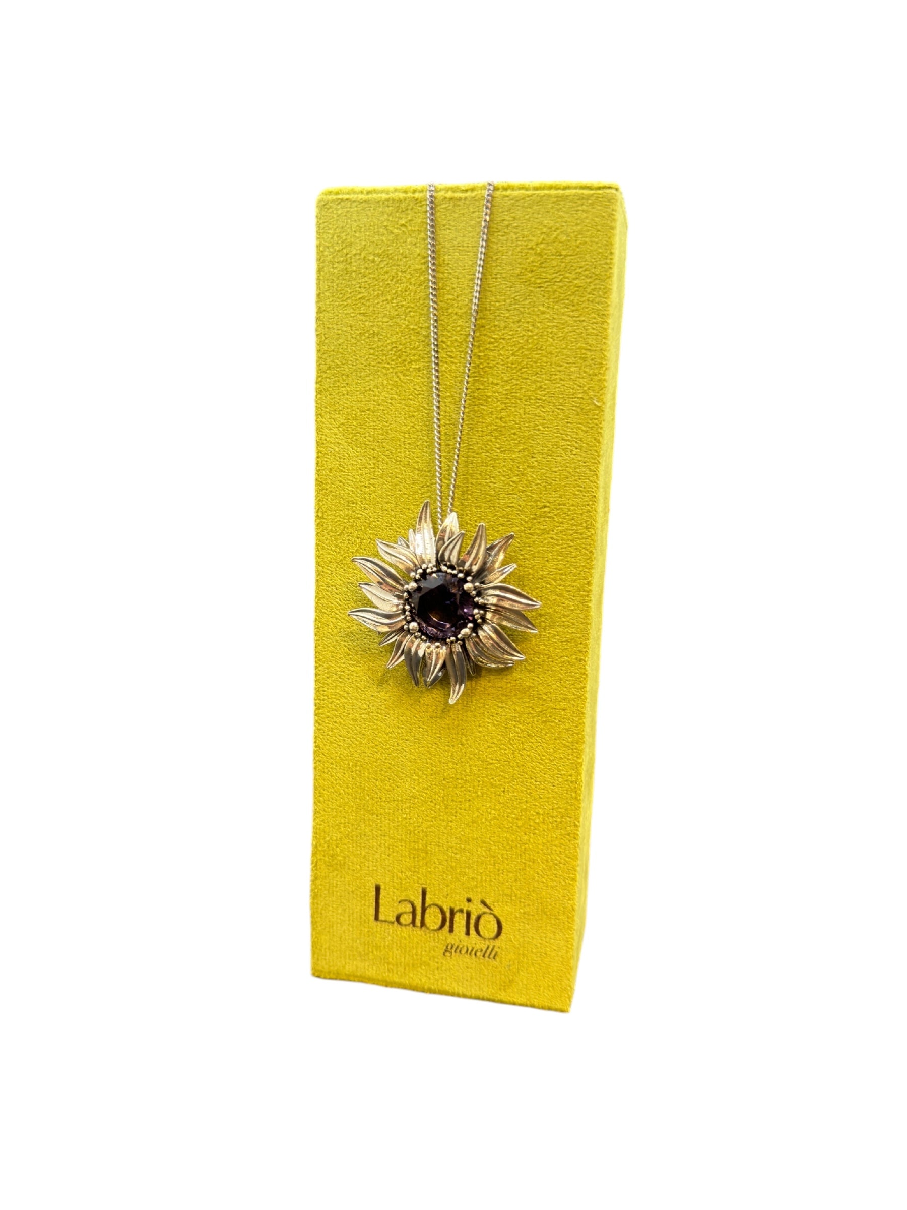 LABRIOLA MARGHERITA SILBERKETTE MIT LILA QUARZ UND AMETHYST - 2220